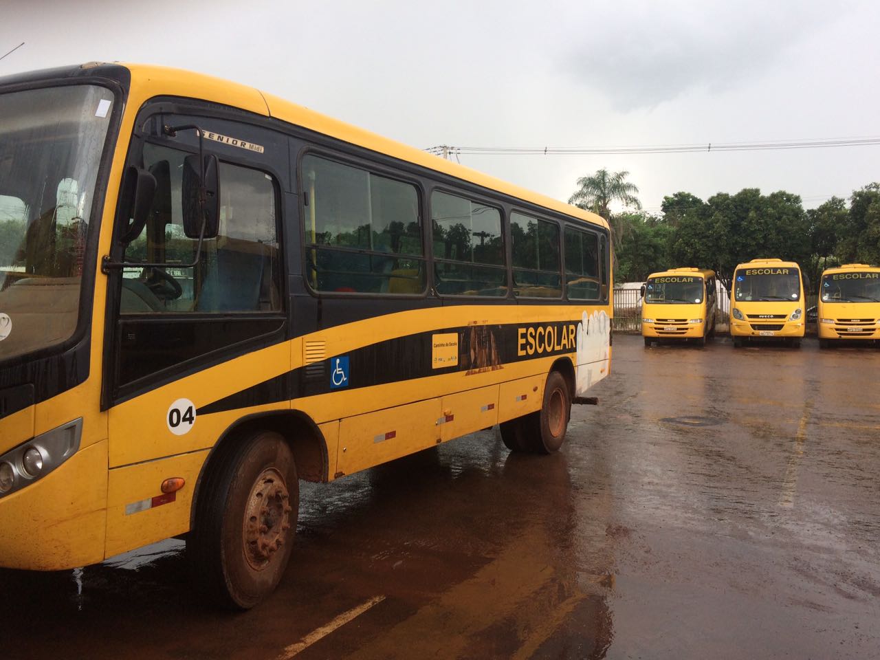 Atualmente a Semed conta com 25 &ocirc;nibus em sua frota escolar rural Foto: Emerson Dourado/GazetaMT