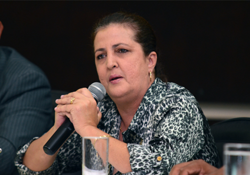 Antonieta Garcete de Almeida, diretora financeira da Senear. Foto: Luan Dourado/ GazetaMT 