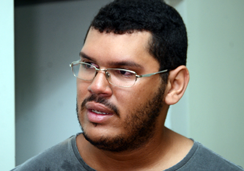 Cristian Ribeiro Galv&atilde;o, pai da menina. Foto: Luan Dourado/ GazetaMT