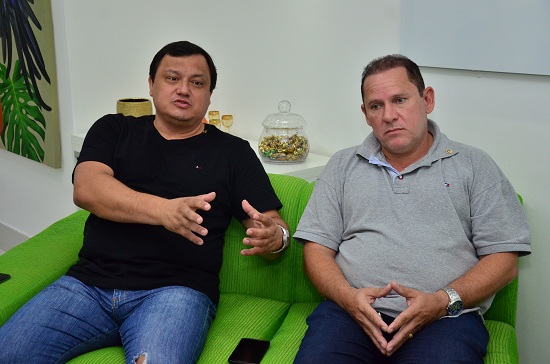 Presidentes Jeferson Amorim e Júlio Cesar Oliveira