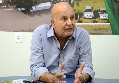 Presidente do Sindicato, Jos&eacute; Nardes, diz que a Farm Show est&aacute; consolidada. Foto: Luan Dourado/GazetaMT