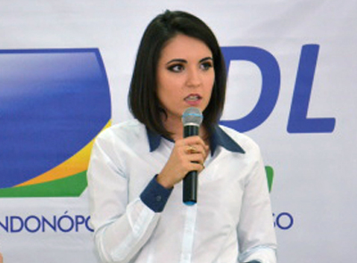 Tha&iacute;s Fagotti - presidente da CDL Joven. Foto: Assessoria