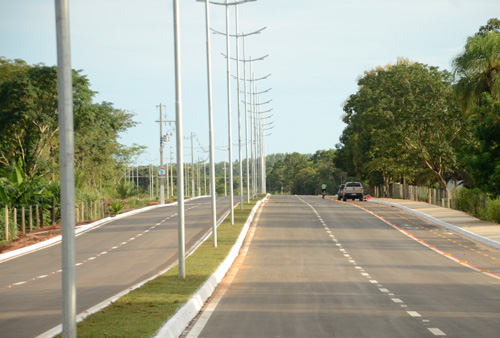Avenida Beira Rio que ligará a região leste ao distrito industrial e rodovia 163/364 Foto: Emerson Dourado/GazetaMT