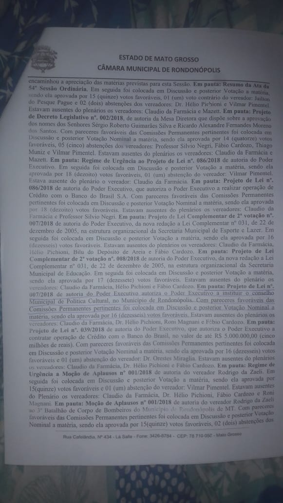 J&aacute; na ata, as emendas sumiram