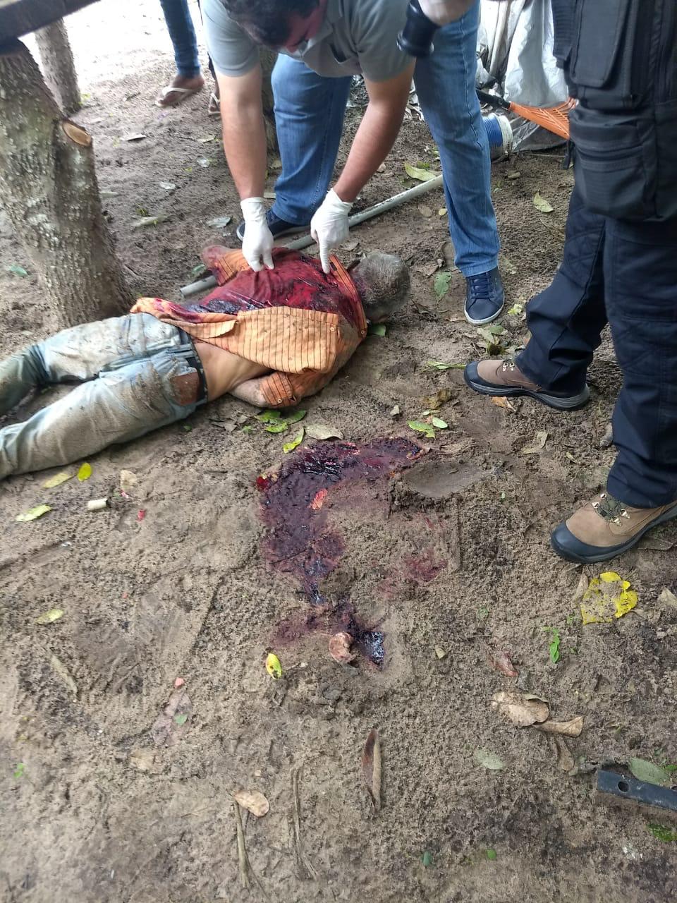 V&iacute;tima de homic&iacute;dio em Santo Ant&ocirc;nio do Leverger. Foto: Divulga&ccedil;&atilde;o
