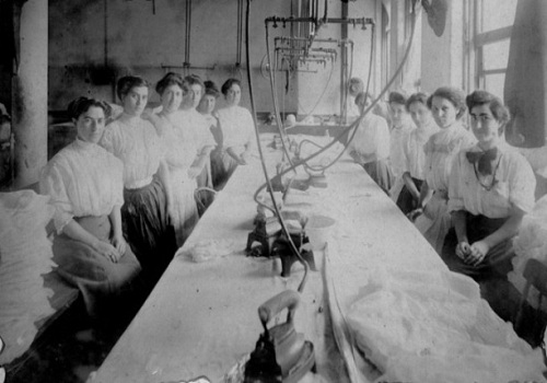 Operárias da fábrica Triangle Shirtwaist Foto - Divulgação