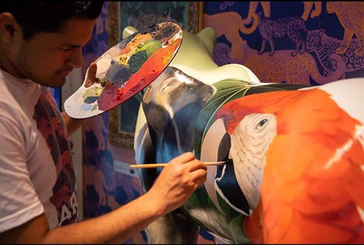 &ldquo;Sou o &uacute;nico artista de Mato Grosso que participa do maior movimento de arte urbana do Brasil", afirmou Petterson Clayton - Foto Divulga&ccedil;&atilde;o