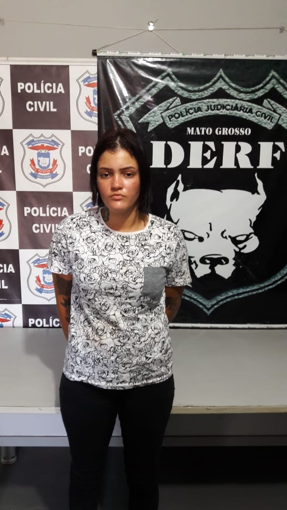 Suspeita presa pela Derf. Foto: Divulga&ccedil;&atilde;o