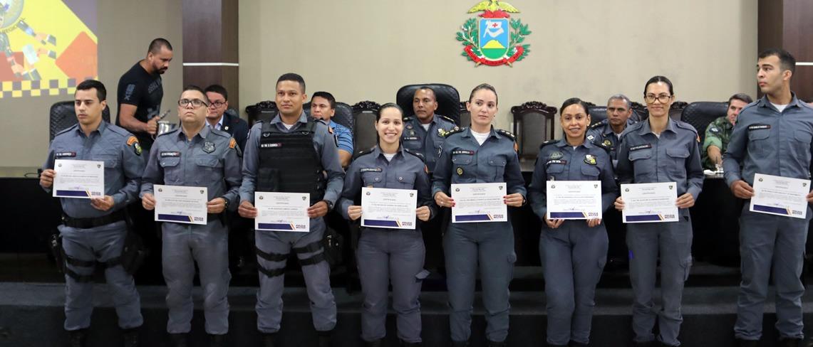 Policiais de 11 Comandos Regionais da PM no estado participaram do curso para aprimorar conhecimentos na &aacute;rea da comunica&ccedil;&atilde;o - Foto Divulga&ccedil;&atilde;o/PM