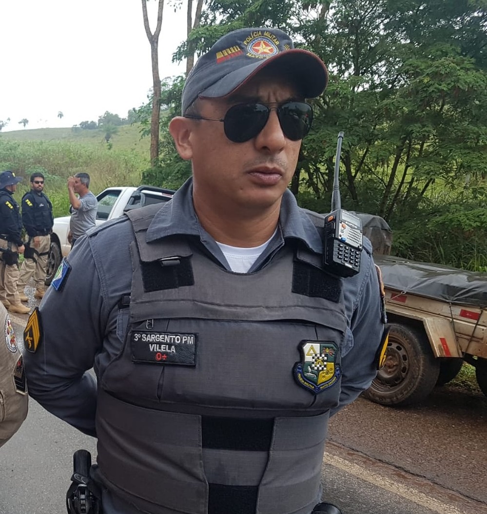 Sargento Vilela morreu com dois tiros na cabe&ccedil;a. (Foto: reprodu&ccedil;&atilde;o