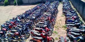 Cerca de 60% dos ve&iacute;culos s&atilde;o motocicletas e 30% autom&oacute;veis e caminhonetas, o restante &eacute; formado por caminh&otilde;es, reboques e outros. (Foto: divulga&ccedil;&atilde;o PRF/MT)