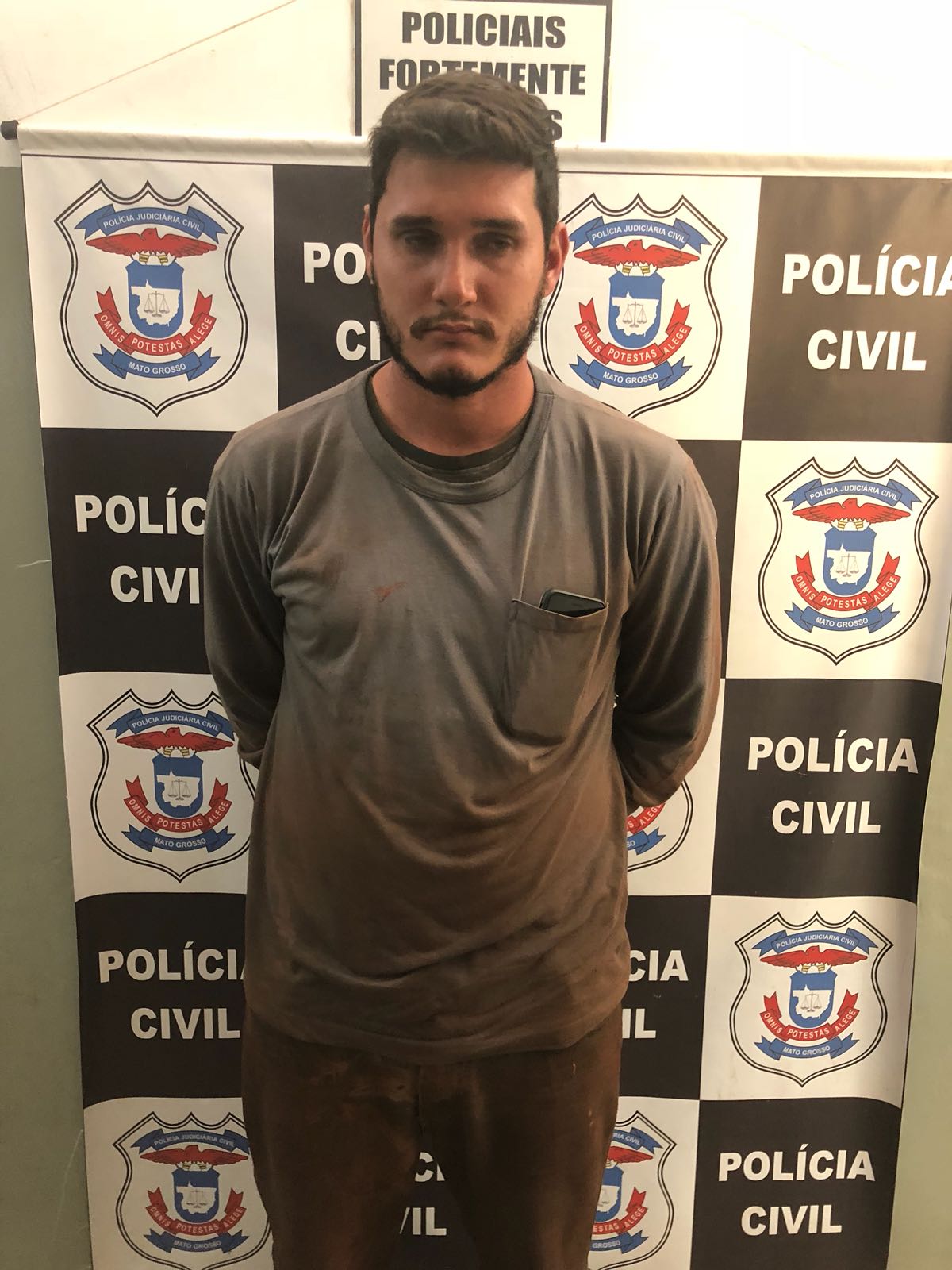 Hilton Freitas da Silva era procurado por tentativa de homic&iacute;dio. (Foto: divulga&ccedil;&atilde;o PJC/MT)
