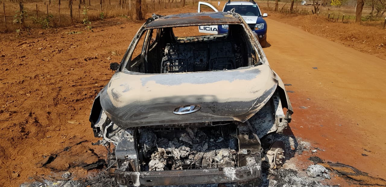 O carro n&atilde;o tinha queixa de roubo ou furto at&eacute; a convec&ccedil;&atilde;o do Boletim de Ocorr&ecirc;ncias (BO). (Foto: divulga&ccedil;&atilde;o PM/MT)