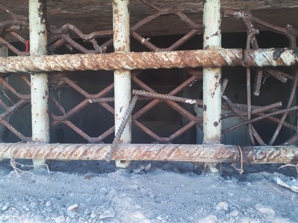 Grades de cela serradas pelos detentos. (Foto: divulga&ccedil;&atilde;o)