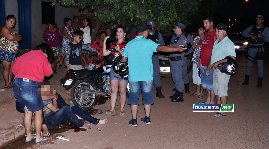 V&iacute;timas foram socorridas pelos Servi&ccedil;o de Atendimento M&oacute;vel de Urg&ecirc;ncia (Samu). (Foto: Messias Filho / GazetaMT)