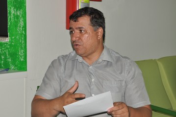 Reginaldo que este n&atilde;o &eacute; o momento de aprovar repasses ao Sanear (Foto: Marcos Magalh&atilde;es)