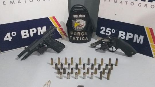 Suspeitos de compra e venda de armas de fogo são presos pela Força Tática