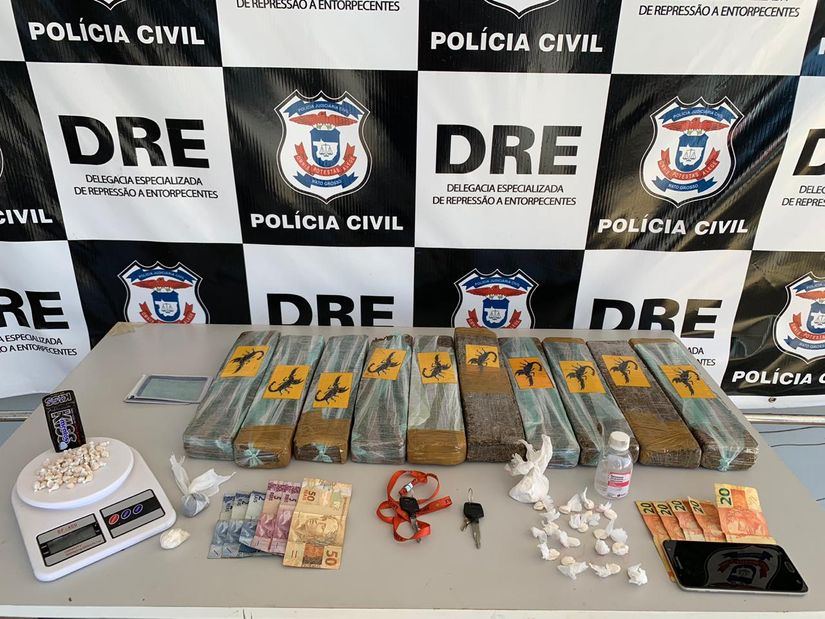 DRE prende quatro por envolvimento com o tráfico de drogas no CPA
