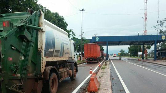 Veículos com excesso de carga na BR-163 serão multados a partir de hoje (1º)