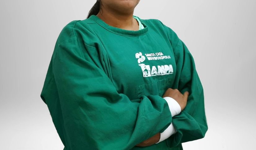 O material foi doado pela Associação Mato-grossense dos Produtores de Algodão (Ampa). (Foto: divulgação)