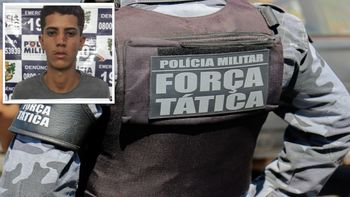 Ostentando arma, jovem reage a abordagem e acaba baleado pela Força Tática 