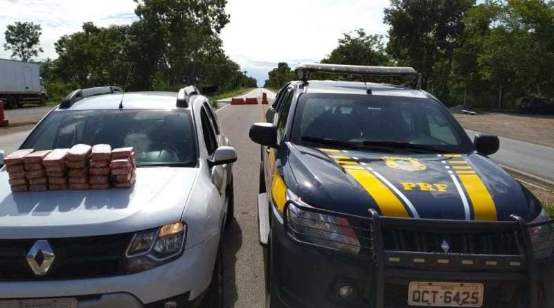 Traficantes são presos pela PRF com 31 kg de pasta base de cocaína