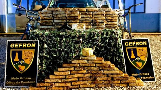 Bicicletas carregadas com 90 kg de cocaína são apreendidas