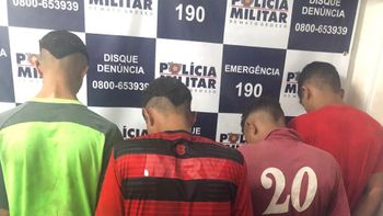 Quatro criminosos são presos após tentar roubar viatura da PM em Cuiabá 