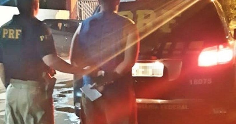 Motorista  com mandado de prisão em aberto de SP é preso pela PRF em MT