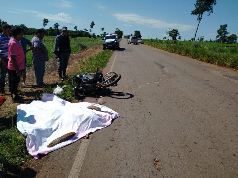 Acidente entre motocicletas deixa um morto e outro ferido no interior 