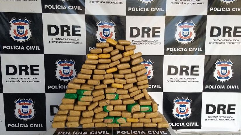 Delegacia apreende cerca de 1,3 toneladas de drogas e prende 402 pessoas