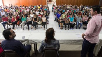 Professores passam por formação para atuar em escola de tempo integral