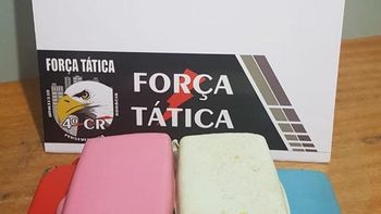 Passageiro é preso pela PM com mais de 5 kg de pasta base de cocaína em rodoviária