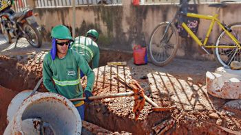 Obras da rede de esgoto avançam no Jardim Atlântico e Jardim Europa