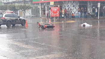Colisão no centro de Rondonópolis termina na morte de motociclista