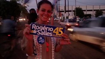 Rogério Salles segue com militância e vice na campanha pelas ruas de Rondonópolis