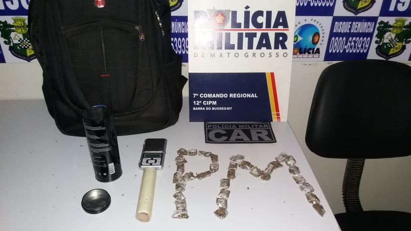 Homem é preso vendendo drogas na porta de escola em MT
