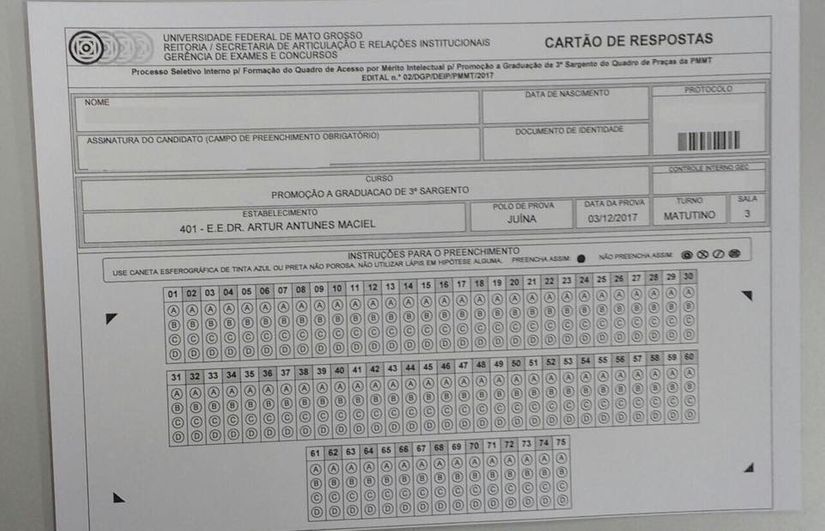 Policial que fotografou gabarito responderá sindicância e pode ser desclassificado