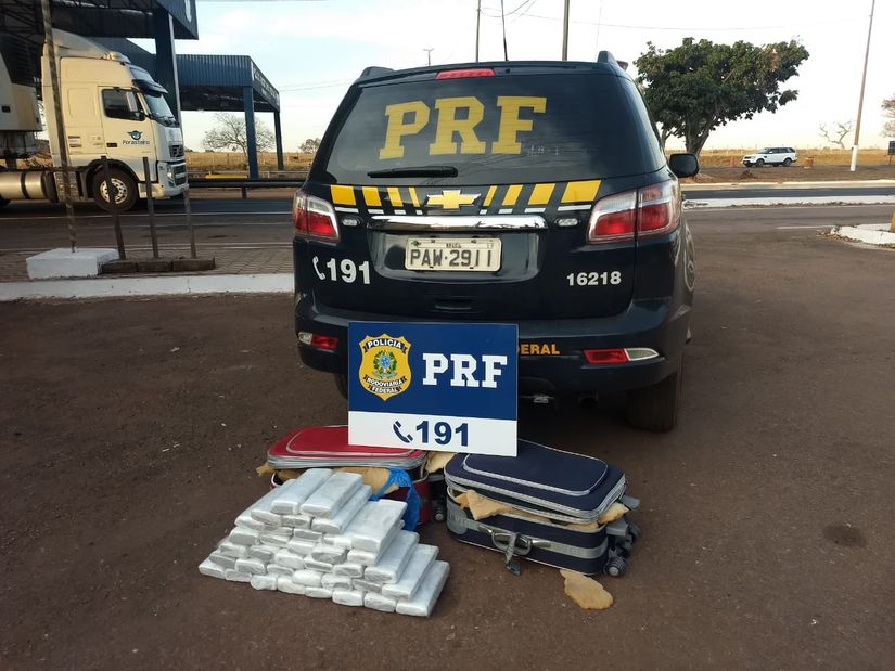 Garota de 14 anos é detida pela PRF de Rondonópolis por tráfico de drogas