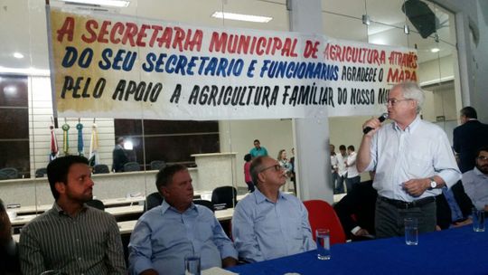 Sachetti acompanha visita de ministros em Rondonópolis