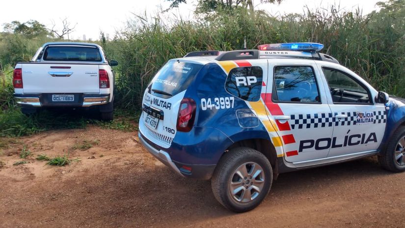 Homem que foi sequestrado durante roubo de Hilux é encontrado pela PM 