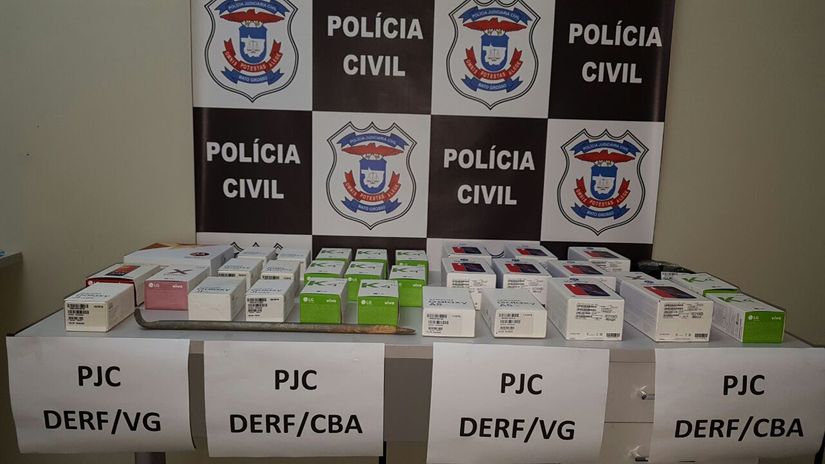 DERFs de Cuiabá e Várzea Grande recuperam dezenas de celulares furtados 