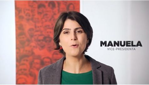 Manuela D’Ávila pede votos para Maria Lúcia e W.F.