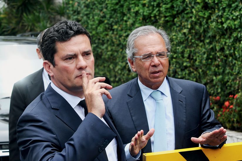 Guedes e Moro são aguardados no Senado na semana que vem