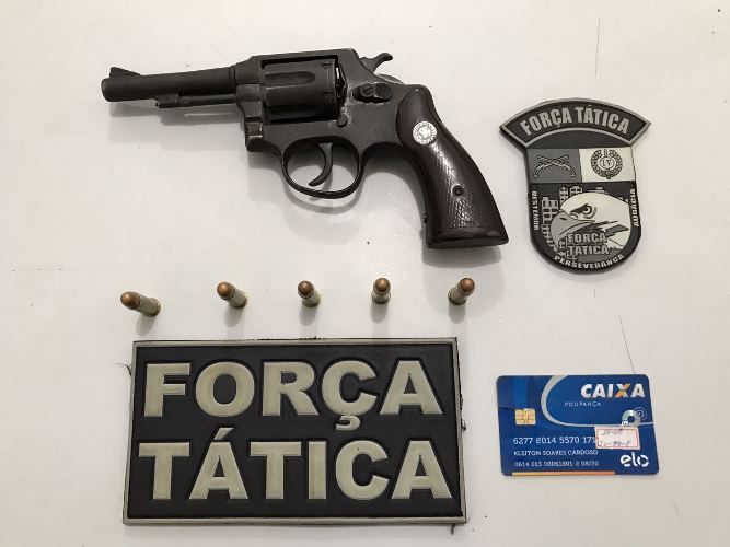 Força Tática apreende mais uma arma de fogo em Rondonópolis