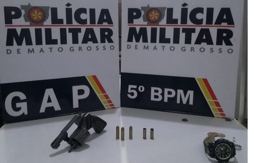 Durante Operação, PM apreende arma de fogo em Rondonópolis 