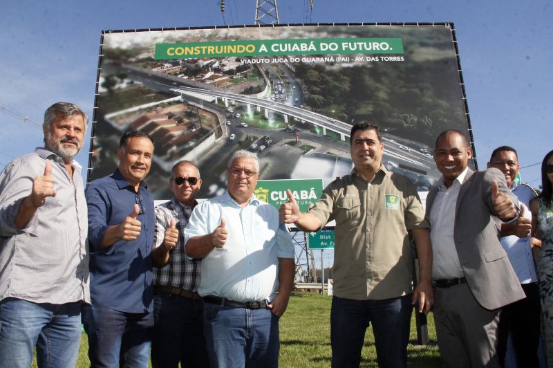 Prefeito lança obra para construção de viaduto na Av. das Torres 