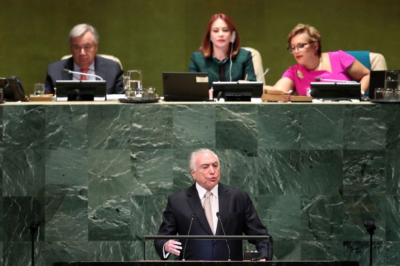 "Temos orgulho de nossa tradição de acolhimento", diz Temer na ONU