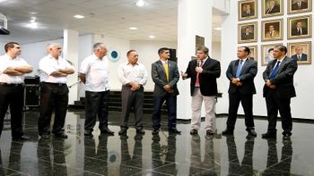 Presidente da ALMT recebe membros do Parlamento Latino-Americano e Caribenho