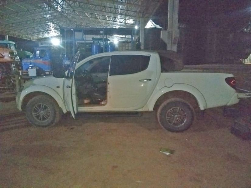 Homens encapuzados e armados roubam agrotóxicos de fazenda
